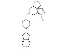 1-[1-(2,3-dihydro-1H-inden-2-yl)-4-piperidinyl]-N-[(4-methyl-1H-imidazol-5-yl)methyl]-N-(tetrahydro-2-furanylmethyl)methanamine