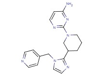 2-{3-[1-(pyridin-4-ylmethyl)-1H-imidazol-2-yl]piperidin-1-yl}pyrimidin-4-amine