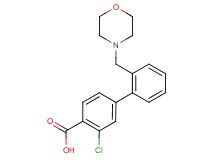 3-chloro-2'-(morpholin-4-ylmethyl)biphenyl-4-carboxylic acid