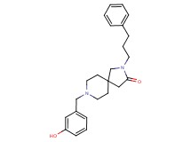 8-(3-hydroxybenzyl)-2-(3-phenylpropyl)-2,8-diazaspiro[4.5]decan-3-one