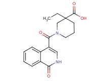 3-ethyl-1-[(1-oxo-1,2-dihydroisoquinolin-4-yl)carbonyl]piperidine-3-carboxylic acid