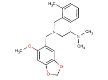 N-[(6-methoxy-1,3-benzodioxol-5-yl)methyl]-N',N'-dimethyl-N-(2-methylbenzyl)ethane-1,2-diamine