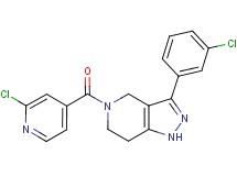 5-(2-chloroisonicotinoyl)-3-(3-chlorophenyl)-4,5,6,7-tetrahydro-1H-pyrazolo[4,3-c]pyridine