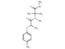 N~1~,N~2~,2-trimethyl-N~2~-{2-[(4-methylphenyl)thio]propanoyl}alaninamide