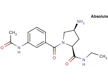 (2S,4S)-1-[3-(acetylamino)benzoyl]-4-amino-N-ethylpyrrolidine-2-carboxamide