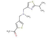 1-(4-{[[(2-isopropyl-1,3-thiazol-4-yl)methyl](methyl)amino]methyl}-2-thienyl)ethanone