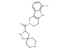 6-chloro-2-(2,8-diazaspiro[4.5]dec-3-ylcarbonyl)-2,3,4,5-tetrahydro-1H-pyrido[4,3-b]indole