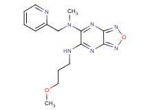 N'-(3-methoxypropyl)-N-methyl-N-(2-pyridinylmethyl)[1,2,5]oxadiazolo[3,4-b]pyrazine-5,6-diamine