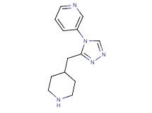 3-[3-(piperidin-4-ylmethyl)-4H-1,2,4-triazol-4-yl]pyridine