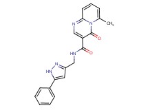 6-methyl-4-oxo-N-[(5-phenyl-1H-pyrazol-3-yl)methyl]-4H-pyrido[1,2-a]pyrimidine-3-carboxamide