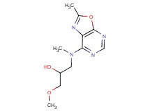 1-methoxy-3-[methyl(2-methyl[1,3]oxazolo[5,4-d]pyrimidin-7-yl)amino]propan-2-ol