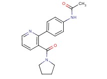 N-{4-[3-(pyrrolidin-1-ylcarbonyl)pyridin-2-yl]phenyl}acetamide