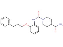 N~1~-[2-(3-phenylpropoxy)phenyl]piperidine-1,4-dicarboxamide
