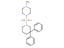1-[(3,3-diphenylpiperidin-1-yl)sulfonyl]-4-methylpiperazine