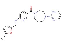 N-[(5-methyl-2-furyl)methyl]-5-{[4-(2-pyrimidinyl)-1,4-diazepan-1-yl]carbonyl}-2-pyridinamine