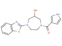 1-(1,3-benzothiazol-2-yl)-4-(1H-pyrrol-3-ylcarbonyl)-1,4-diazepan-6-ol