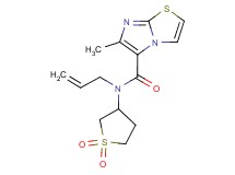 N-allyl-N-(1,1-dioxidotetrahydro-3-thienyl)-6-methylimidazo[2,1-b][1,3]thiazole-5-carboxamide