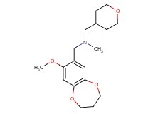 1-(8-methoxy-3,4-dihydro-2H-1,5-benzodioxepin-7-yl)-N-methyl-N-(tetrahydro-2H-pyran-4-ylmethyl)methanamine