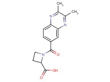 1-[(2,3-dimethyl-6-quinoxalinyl)carbonyl]-2-azetidinecarboxylic acid