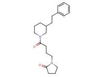 1-{4-oxo-4-[3-(2-phenylethyl)-1-piperidinyl]butyl}-2-pyrrolidinone