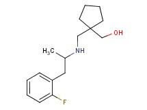 [1-({[2-(2-fluorophenyl)-1-methylethyl]amino}methyl)cyclopentyl]methanol