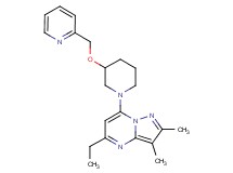 5-ethyl-2,3-dimethyl-7-[3-(pyridin-2-ylmethoxy)piperidin-1-yl]pyrazolo[1,5-a]pyrimidine