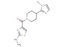 4-{[4-(1H-imidazol-2-yl)-1-piperidinyl]carbonyl}-N-methyl-1,3-thiazol-2-amine
