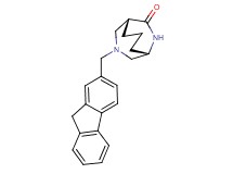 (1S*,5R*)-3-(9H-fluoren-2-ylmethyl)-3,9-diazabicyclo[3.3.2]decan-10-one