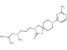 8-(2-aminopyrimidin-4-yl)-3-{3-[isobutyl(methyl)amino]propyl}-1-oxa-3,8-diazaspiro[4.5]decan-2-one