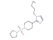 4-(1-butyl-1H-imidazol-2-yl)-1-(1-pyrrolidinylsulfonyl)piperidine