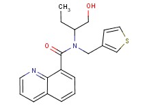 N-[1-(hydroxymethyl)propyl]-N-(3-thienylmethyl)quinoline-8-carboxamide
