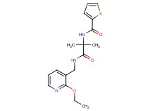 N-(2-{[(2-ethoxypyridin-3-yl)methyl]amino}-1,1-dimethyl-2-oxoethyl)thiophene-2-carboxamide