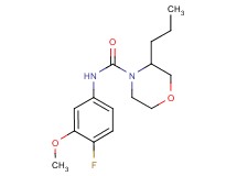 N-(4-fluoro-3-methoxyphenyl)-3-propylmorpholine-4-carboxamide