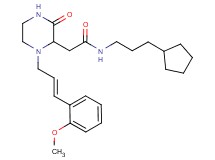 N-(3-cyclopentylpropyl)-2-{1-[(2E)-3-(2-methoxyphenyl)-2-propen-1-yl]-3-oxo-2-piperazinyl}acetamide