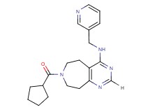 7-(cyclopentylcarbonyl)-N-(pyridin-3-ylmethyl)-6,7,8,9-tetrahydro-5H-pyrimido[4,5-d]azepin-4-amine