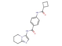 4-[(cyclobutylcarbonyl)amino]-N-(5,6,7,8-tetrahydroimidazo[1,2-a]pyridin-3-yl)benzamide