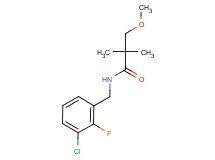 N-(3-chloro-2-fluorobenzyl)-3-methoxy-2,2-dimethylpropanamide