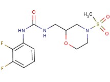 N-(2,3-difluorophenyl)-N'-{[4-(methylsulfonyl)morpholin-2-yl]methyl}urea
