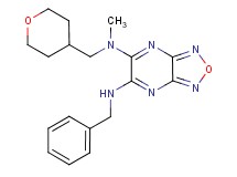 N'-benzyl-N-methyl-N-(tetrahydro-2H-pyran-4-ylmethyl)[1,2,5]oxadiazolo[3,4-b]pyrazine-5,6-diamine