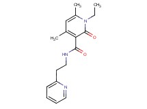 1-ethyl-4,6-dimethyl-2-oxo-N-(2-pyridin-2-ylethyl)-1,2-dihydropyridine-3-carboxamide