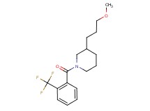 3-(3-methoxypropyl)-1-[2-(trifluoromethyl)benzoyl]piperidine