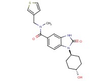 1-(trans-4-hydroxycyclohexyl)-N-methyl-2-oxo-N-(3-thienylmethyl)-2,3-dihydro-1H-benzimidazole-5-carboxamide