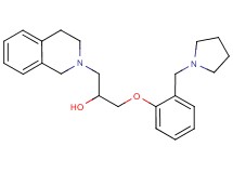 1-(3,4-dihydro-2(1H)-isoquinolinyl)-3-[2-(1-pyrrolidinylmethyl)phenoxy]-2-propanol