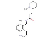 3-(1-methyl-2-piperidinyl)-N-[(6-methyl-5-quinolinyl)methyl]propanamide