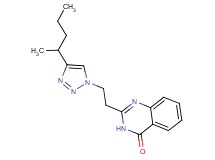 2-{2-[4-(1-methylbutyl)-1H-1,2,3-triazol-1-yl]ethyl}quinazolin-4(3H)-one