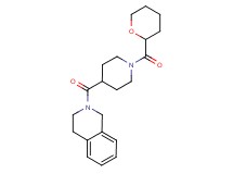 2-{[1-(tetrahydro-2H-pyran-2-ylcarbonyl)piperidin-4-yl]carbonyl}-1,2,3,4-tetrahydroisoquinoline