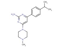 4-(4-isopropylphenyl)-6-(4-methylpiperazin-1-yl)pyrimidin-2-amine