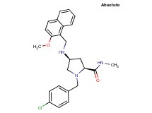 (4S)-1-(4-chlorobenzyl)-4-{[(2-methoxy-1-naphthyl)methyl]amino}-N-methyl-L-prolinamide