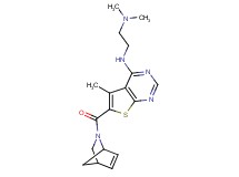 N'-[6-(2-azabicyclo[2.2.1]hept-5-en-2-ylcarbonyl)-5-methylthieno[2,3-d]pyrimidin-4-yl]-N,N-dimethyl-1,2-ethanediamine