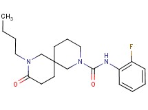 8-butyl-N-(2-fluorophenyl)-9-oxo-2,8-diazaspiro[5.5]undecane-2-carboxamide